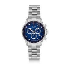 Montre Chronographe Audi Acier Inoxydable Pour Hommes Argent Bleu 3102500300