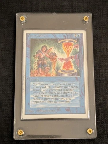 Timetwister Unlimited Edition HP Magic the Gathering (inked on back)