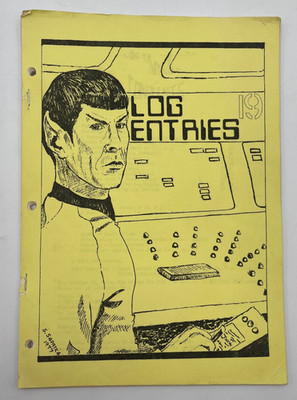 Star Trek TOS Enterprise ''Log Entries'' #19 Gen Fanzine UK First Printing   1978