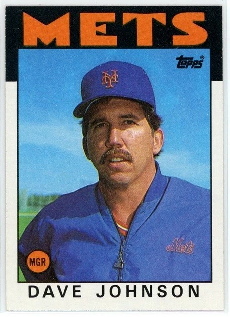 Dave Johnson 1986 Topps #501 New York Mets