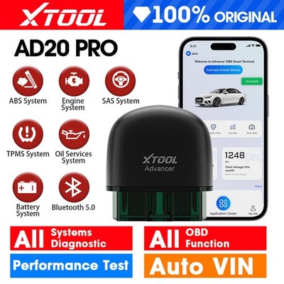 2026 XTOOL AD20 PRO All System Diagnosegerät OBD2 Scanner Öl Reset Batterie Test