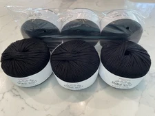 Premier Yarn Black Bamboo Select Luxury Merino Blend 6 Pack 106 yds ea #1178-29