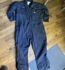 Carhartt FR 387-20 Coverall Size 3XL-Reg Navy CAT 2 NFPA 2112 Zipper Leg "ISAAC"