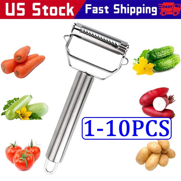 Stainless Steel Potato Peeler Vegetable Grater Fruit Slicer Carrot Cutter Tools