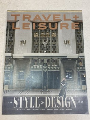 Travel Leisure Magazine Oct 2025 Style Design Issue New York Paris Cairo Jaipur