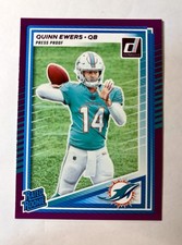 2025 Panini Donruss - Rated Rookie Quinn Ewers #342 Purple Press Proof (RC)