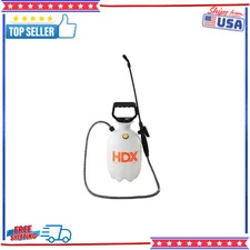 1Gallon Multi-Purpose Lawn and Garden Pump Sprayer Adjustable Spray Tip Handheld