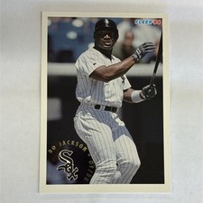 Fleer 1994 Bo Jackson #84 Chicago White Sox Baseball Trading Card MLB Base Set