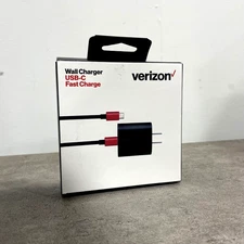Verizon USB-C Fast Charge Wall Charger - Black/Red