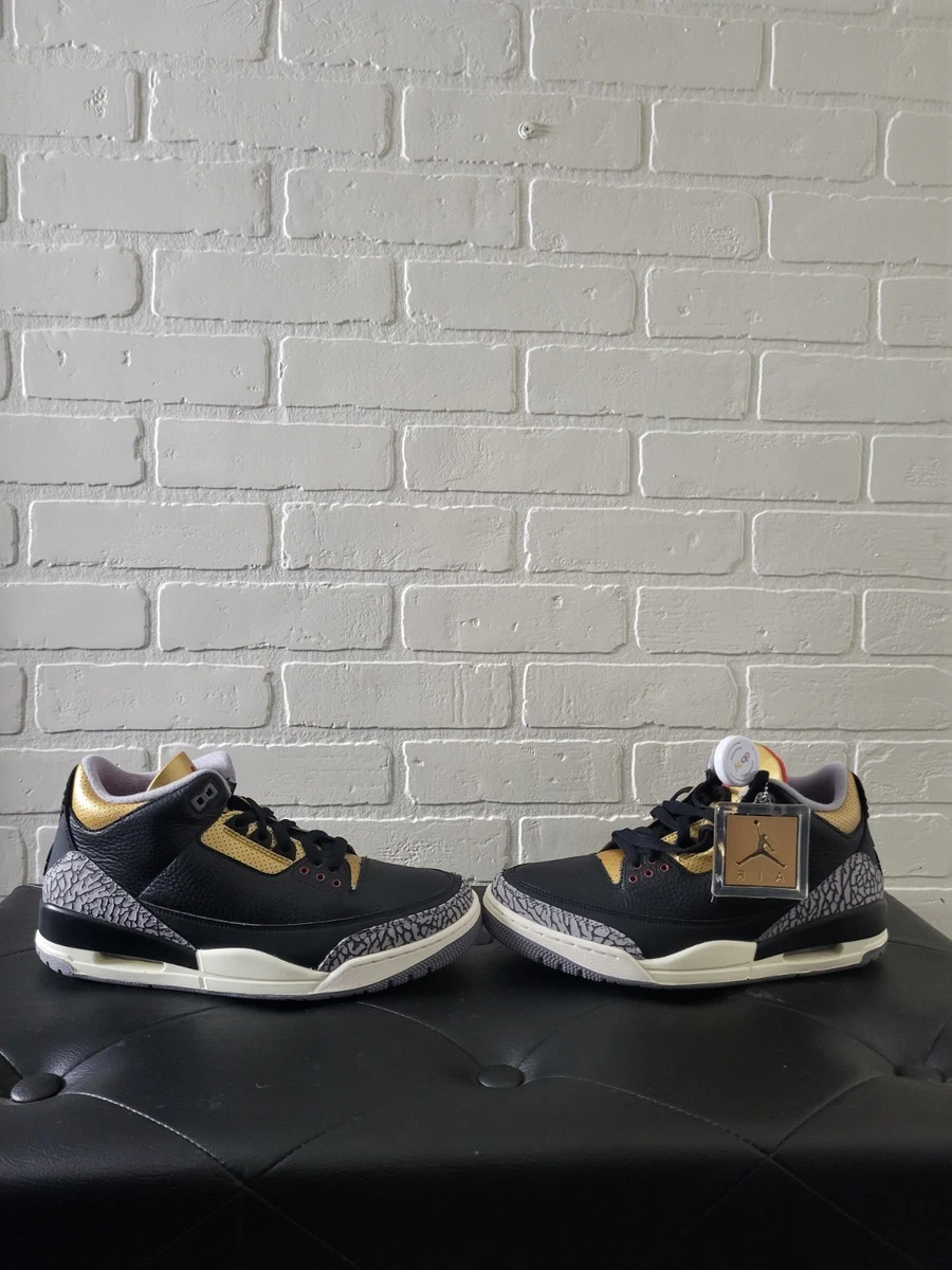 Las mejores ofertas en Jordan 3 Retro Mid Black Gold W | eBay