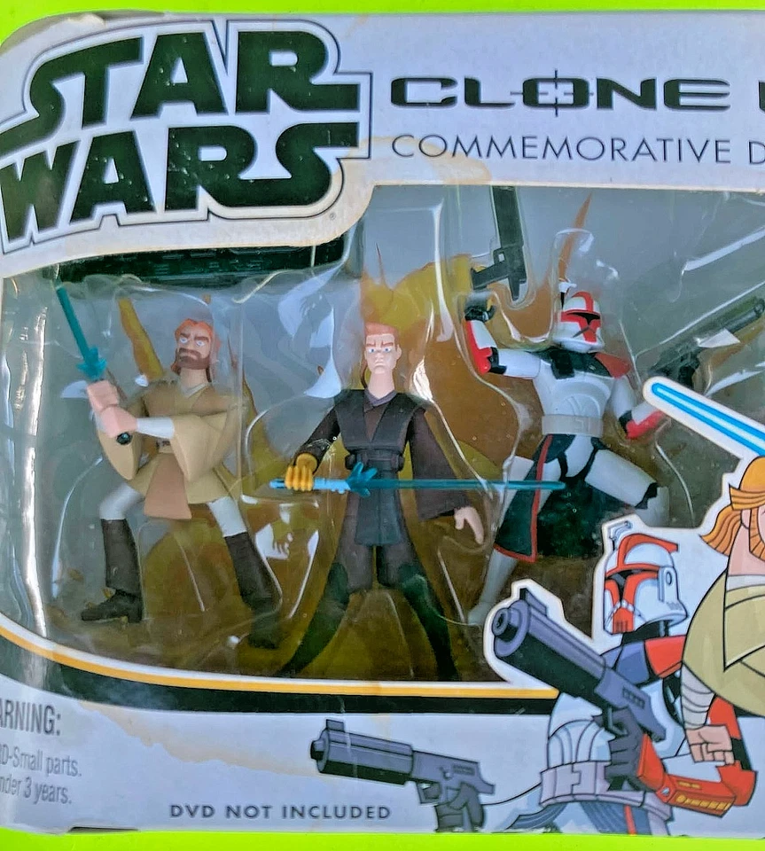 Star Wars Clone Wars 2003 - Caja Pack Fuerza Jedi - Colección DVD Conmemorativa Foto 2 de 3