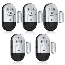 Door Window Alarm 5 Pack 125dB Volume Control Security Sensor Home Safety