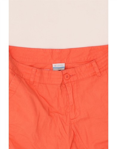 COLUMBIA Womens Chino Shorts US 16 2XL W38 Orange Cotton CJ06 - Picture 3 of 3