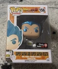 Funko Pop Super Saiyan God Vegeta #156 GameStop Exclusive Anime Figure