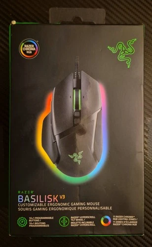 Brand New Razer Basilisk V3 - Ergonomic Gaming Mouse ( Fast ÷ Free Shipping!)