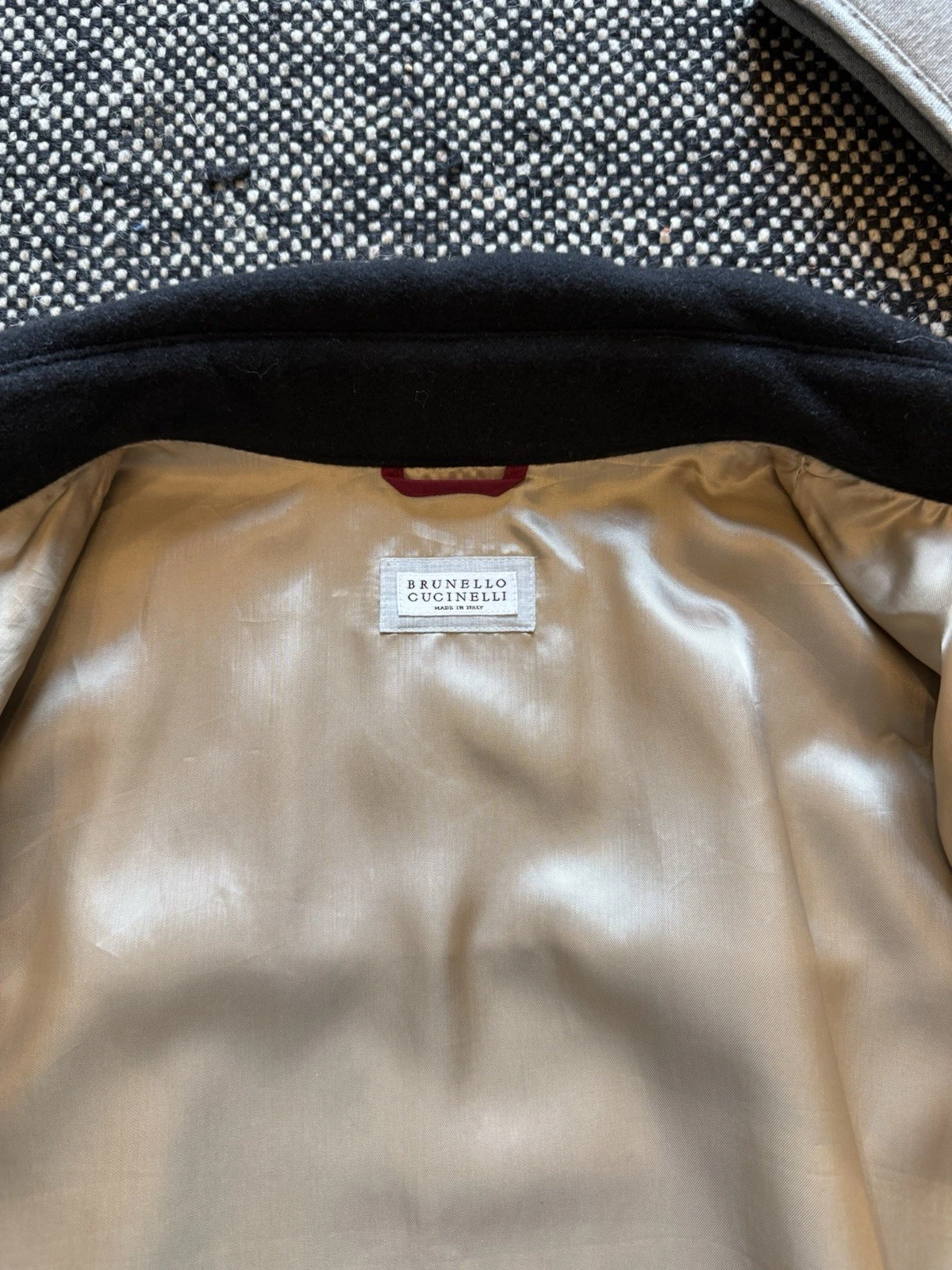 Brunello Cucinelli Cashmere Shirt Jacket, Lined, Black, Size 48 (medium). $6,495 image 7