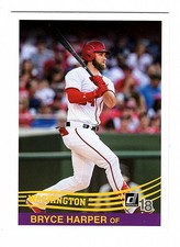 Bryce Harper 2018 Donruss Retro Version Card #270
