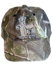 Young Buck Strapback Hunting Hat Camo Kid 46cm Adjustable Little Kritters