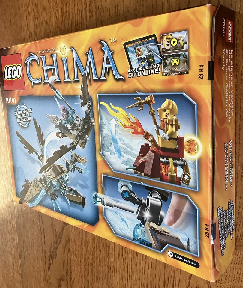  LEGO LEGENDS OF CHIMA: Vardy's Ice Vulture Glider (70141) - New in Sealed Box - Image 4 of 4