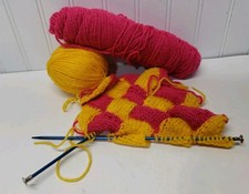 Lot of Yarn and #4 Boyd Kniting Needles