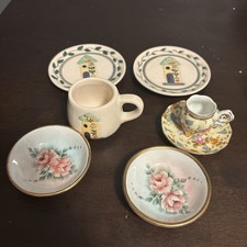 Various Children  s Tea Set Items. Some Porcelain Some Ceramic