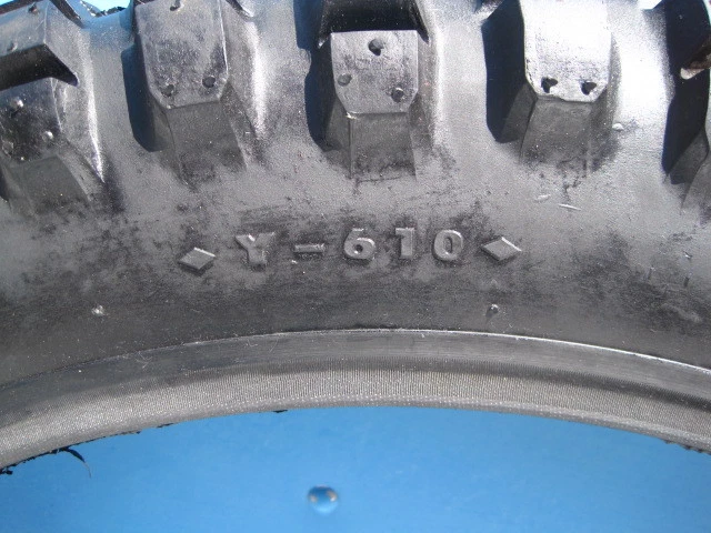 YOKOHAMA Y-610 3.50-19 TIRE BULTACO DT MX CL SL OSSA ICE BSA G80 TS AHRMA USED - Image 4 of 4