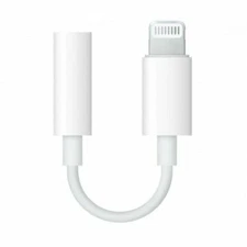 Original Apple Lightning to 3.5mm Headphone Jack Adapter A1749 for iPhone X 8 7