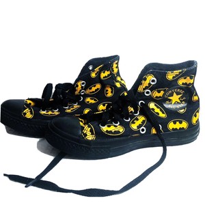 black yellow batman converse