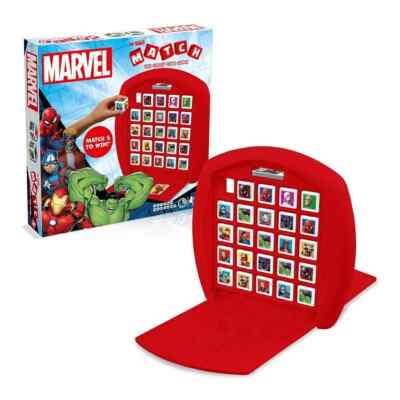 Marvel Top Trumps Match - Der verrückte Würfel Reise Brettspiel, Spider-Man, Iron Man