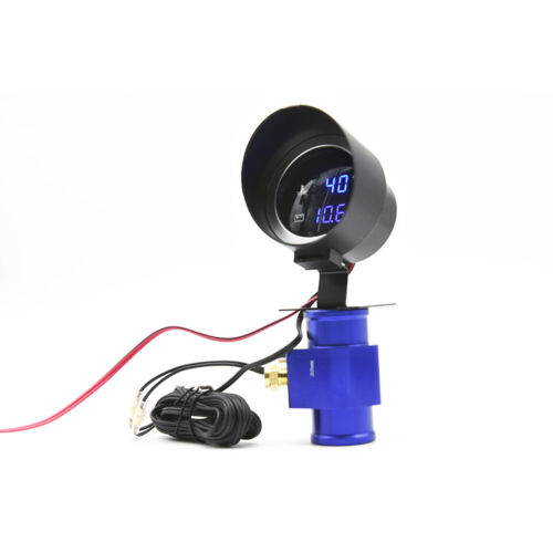 2in 1 Digital Auto Car Water Temperature Meter Voltmeter Gauge with 40mm Adapter - Picture 11 of 12