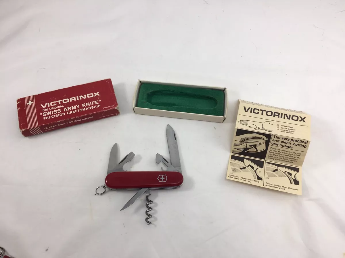 Vintage 1970 s Victorinox Swiss Army Knife Sears Packaging In Box