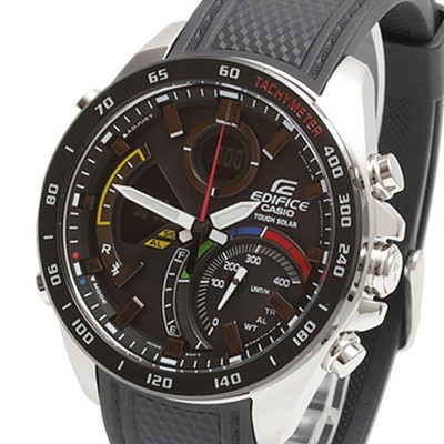 Casio Edifice Ecb-900Mp-1A Watch Men'S Black Multicolor Chronograph Tough Solar 
