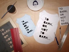 Designer Dog T-Shirt Customized Quotes (Shakespeare) in NY Pet Clothing