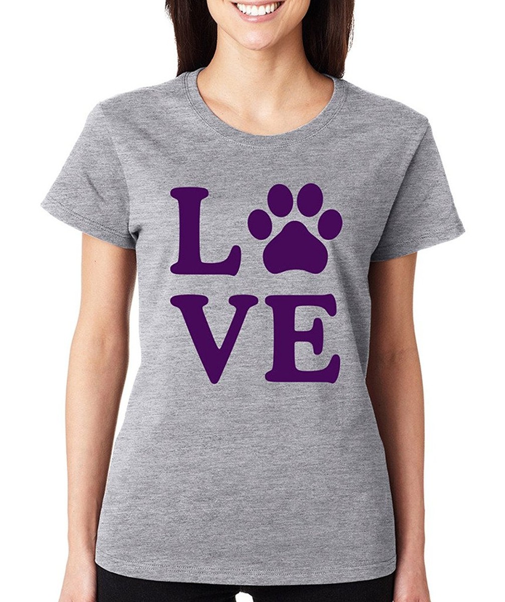 LOVE with DOG PAW animal lover rescue mom present gift cute
