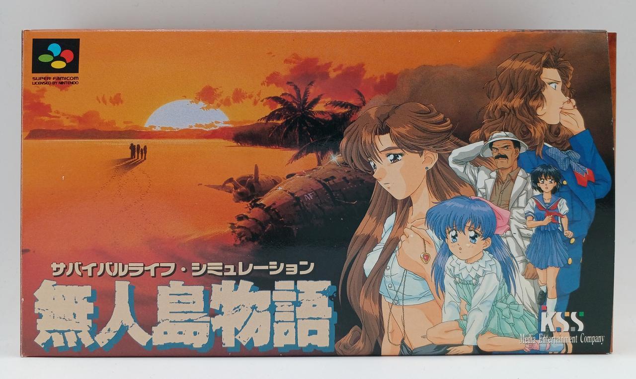 [Used in Box] SFC KSS MUJINTOU MONOGATARI Nintendo Super Famicom from Japan