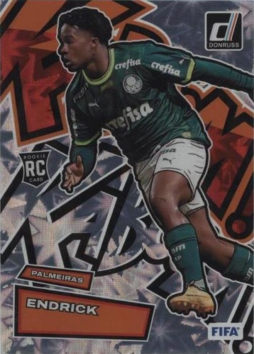 2023-24 PANINI DONRUSS FIFA ENDRICK #18 RC KABOOM ROOKIE PSA 10