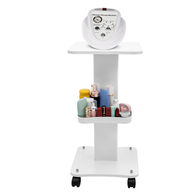 Mobile Trolley Stand Medical Rolling Carts Spa Salon Beauty Machine Holder Cart