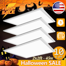 2x2FT LED Flat Panel Light,4PCS 45W 5800LM Recessed Back-Lit LED Troffer Fixture