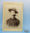 Spanish American War U.S. Soldier Cabinet Card Photograph - Original Antique