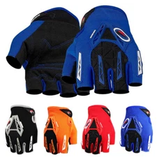 Men's Motorcycle Half Finger Gloves Off-road Racing Fingerless Cycling Gloves US