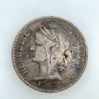 【SV835】1912年 【ポルトガル 50センタボス】銀貨 ヴィンテージ 1912 Portugal 50 Centavos 0.835 Silver Coin KM#561 | eBay