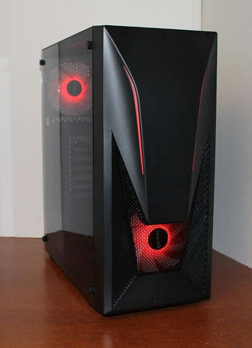 RGB Gaming PC Desktop Computer 12 Core Ryzen 3 2200G 3.7GHz 500GB 8GB RAM WIN 10 - Picture 4 of 12