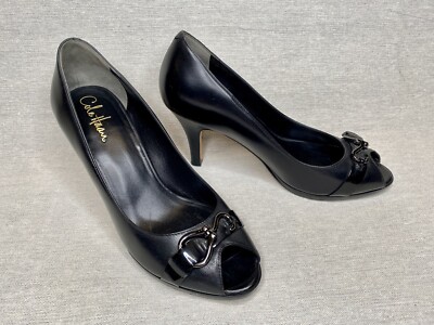 cole haan nike air heels peep toe