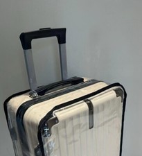 28" Luggage Cover Protectors PVC Clear Sleek Transparent Heavy-Duty Waterproof