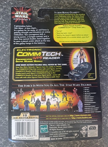 New - Naboo Royal Guard from Star Wars Episode I. Complete with CommTech Chip - Picture 2 of 2