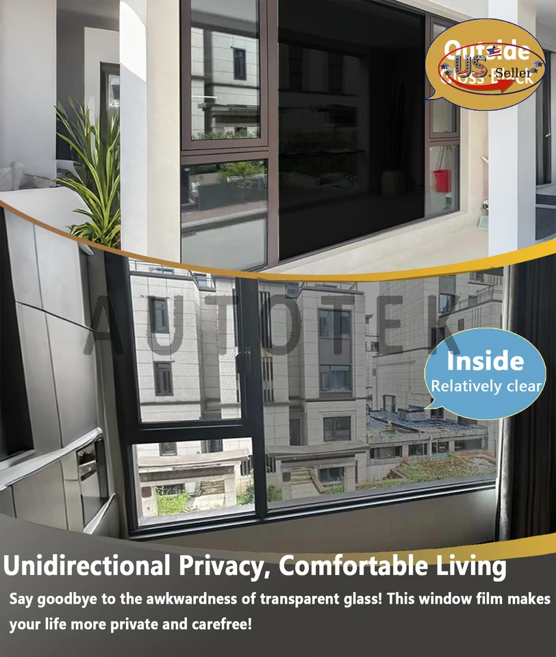 2-слойный первоклассный тонированный рулон окна для дома, офиса, автомобиля, грузовика - 36 дюймов * 20 футов, VLT: 25% - Изображение 3 из 4