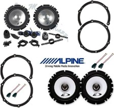 Alpine SXE-1750S SXE-1725S Set 6 Lautsprecher Citroen Peugeot Adatt / BMW Auto