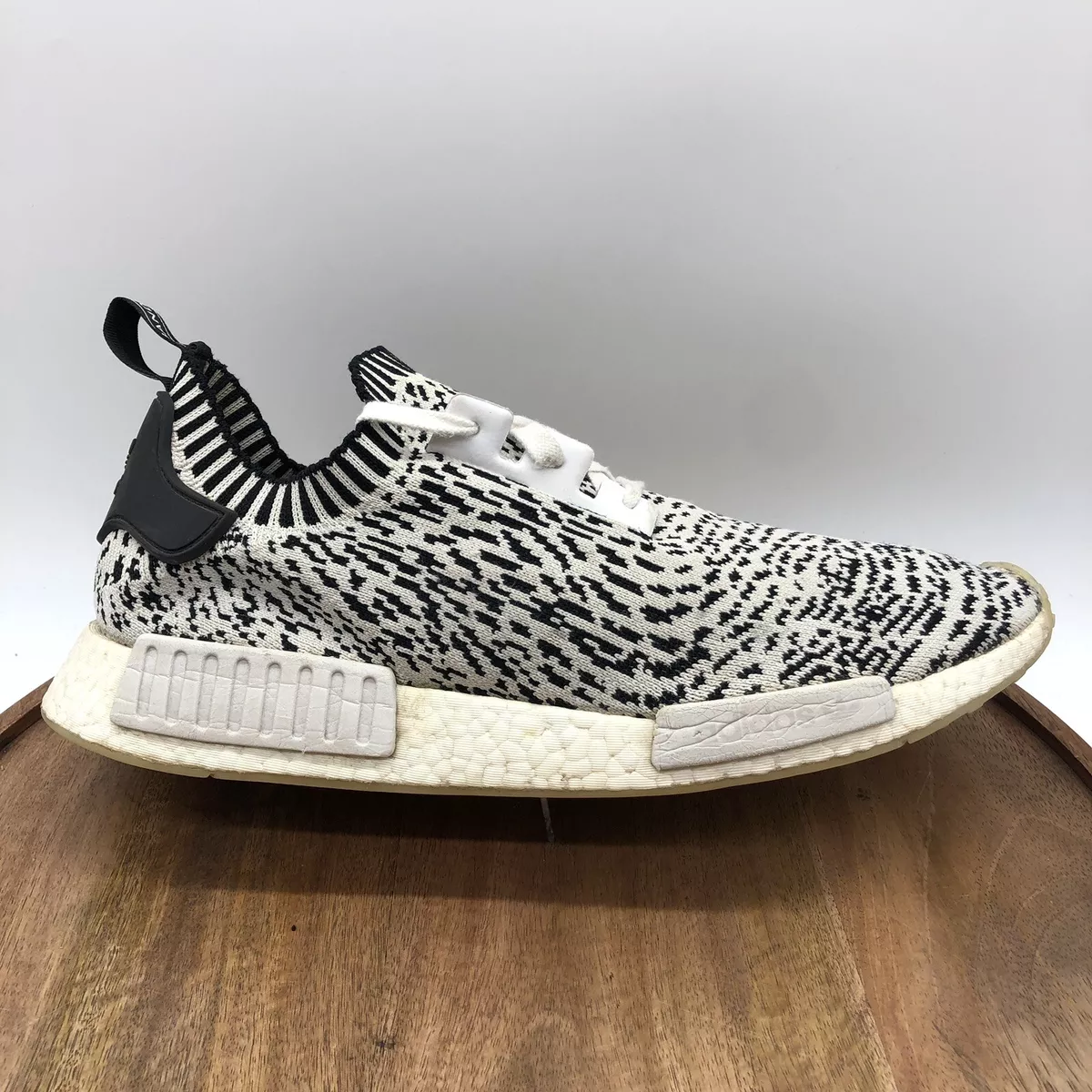 Adidas NMD R1 PK Primeknit Sashiko Zebra Black White 14 Sneakers | eBay