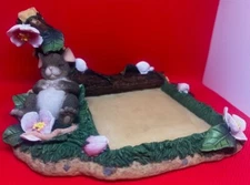 Fitz and Floyd Charming Tails Office Gifts Note Pad Trinket Tray Figurine