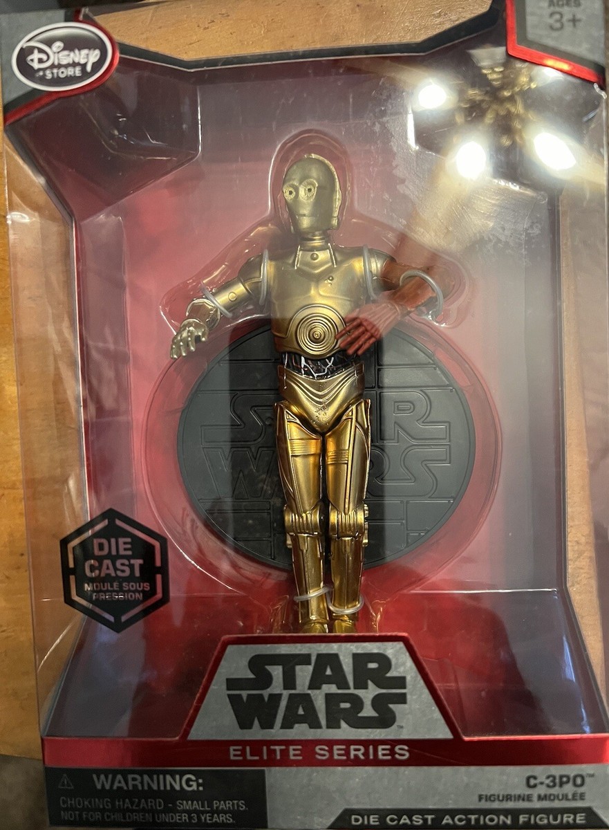 Disney Store Star Wars C-3PO Elite Series Die Cast Action Figure New